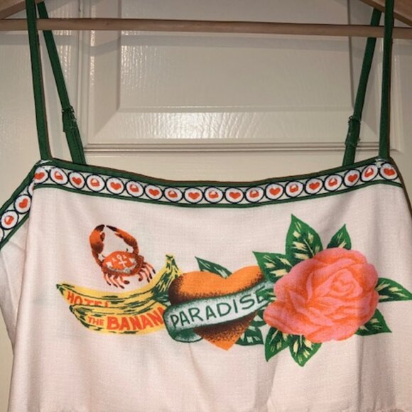 Beautiful Alemais Look-Alike Maxi Dress in Size M, Fitted Bust & Maxi Skirt - Picture 3 of 7